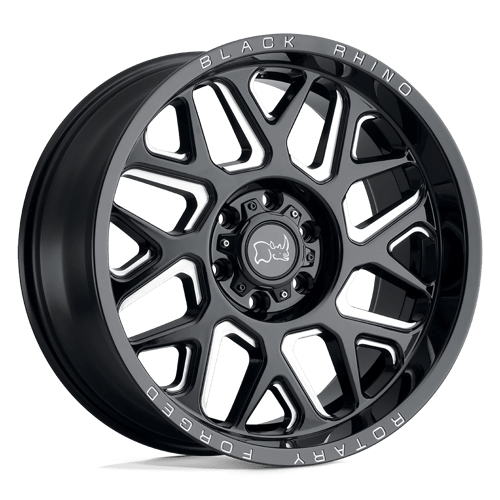 Black Rhino Reaper Gloss Black & Milled Wheels