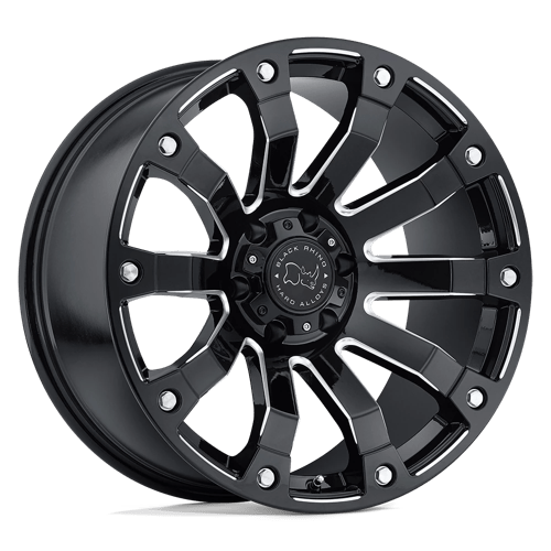 Black Rhino Selkirk Gloss Black Milled Wheels