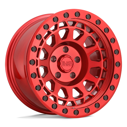 Black Rhino Primm Candy Red With Black Bolts Wheels