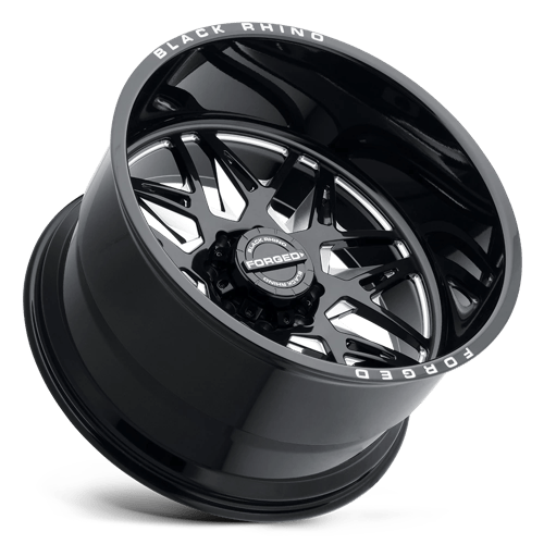 Black Rhino Twister Gloss Black With Milled Spoke Directional Wheels