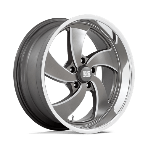 US Mags U133 Desperado Anthracite Milled Diamond Cut Milled 1-Piece Wheels