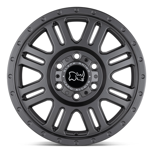 Black Rhino Yellowstone Matte Gunmetal Wheels