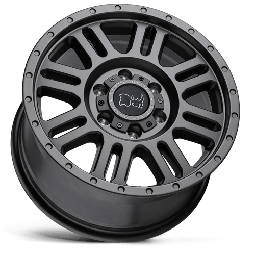 Black Rhino Yellowstone Matte Gunmetal Wheels