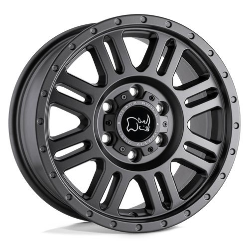 Black Rhino Yellowstone Matte Gunmetal Wheels