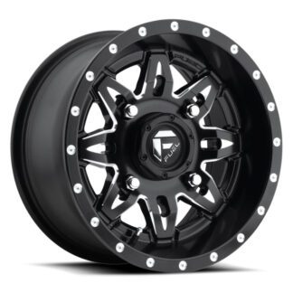 fuel lethal d567 black milled wheels