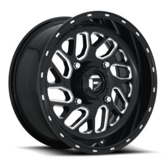 fuel triton d581 black milled wheels