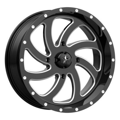 msa switch m36 black milled wheels