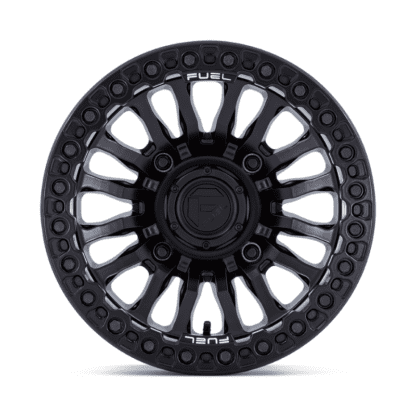 fuel rincon fv125 blackout beadlock wheels face