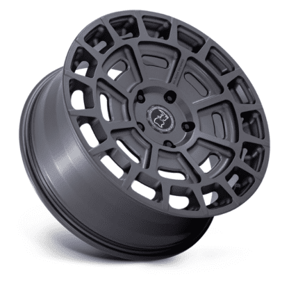 black rhino voltaic br404 matte gunmetal wheels side
