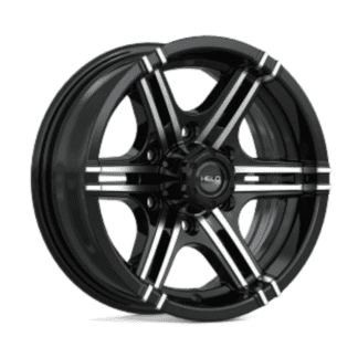 helo he1827 gloss black machined wheels cast 1 piece